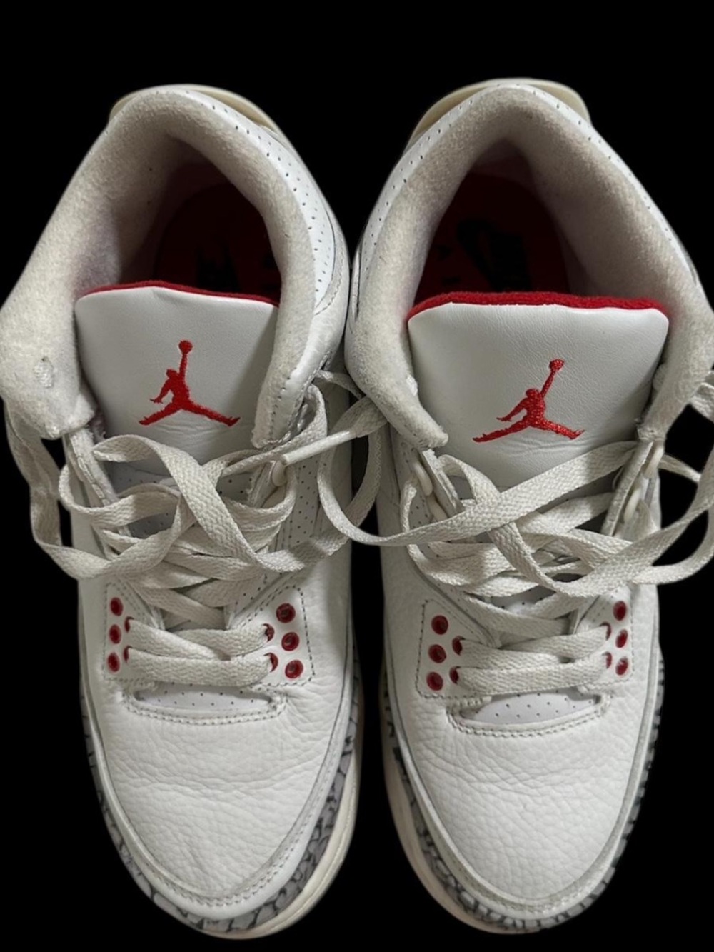 Jordan Kids White and Red Retro Basketball Sneakers